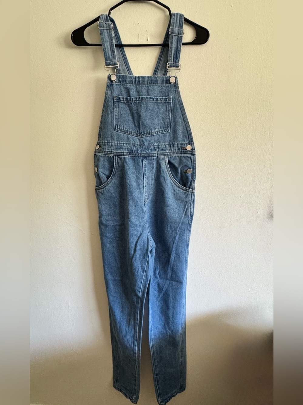 WeWoreWhat Light Blue Denim Overalls for Women